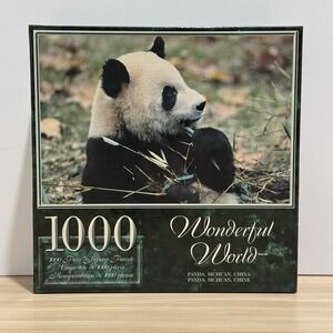 Wonderful World Panda Sichuan China 1000 Piece Puzzle Sure-Lox New Sealed